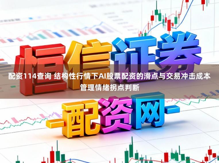 配资114查询 结构性行情下AI股票配资的滑点与交易冲击成本管理情绪拐点判断