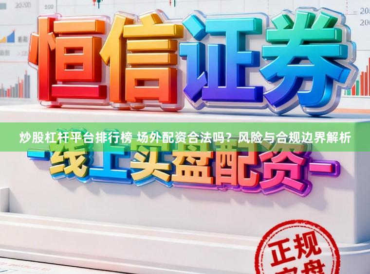 炒股杠杆平台排行榜 场外配资合法吗？风险与合规边界解析