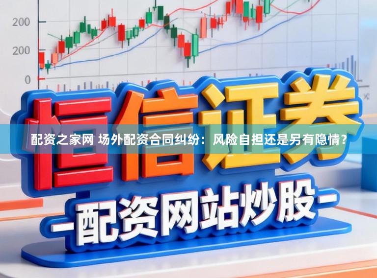 配资之家网 场外配资合同纠纷：风险自担还是另有隐情？